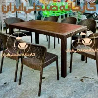 میز و صندلی پلاستیکی طرح افق نهارخوری غذاخوری