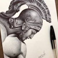 سفارش نقاشی با خودکار