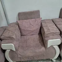 مبل 7 نفره  رنگ کالباسی