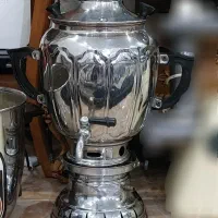 سماور برنجی قدیمی تابان 35 ساله