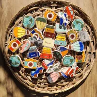 مگنت رو یخچالی سرامیکی(دستساز)