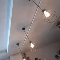 سه عدد لوستر دکوراتیو در حد نو