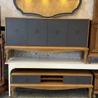 آینه کنسول و میز TVچوبی 110