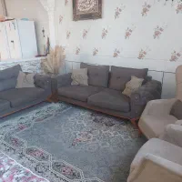 مبل راحتی 7نفره مبل تهران پارچه ترکیه|مبلمان خانگی و میز عسلی|لنجان, |دیوار