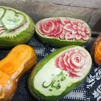 میوه آرایی ،یلدا، حکاکی