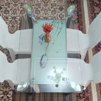میز 4نفره شیشه ای|میز و صندلی غذاخوری|همدان, |دیوار