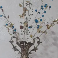 گل رنگ طلایی|گل مصنوعی|تبریز, |دیوار