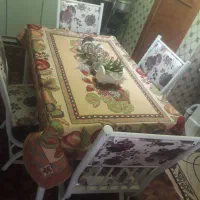 مبل 7نفره تمیز با میز و عسلی،میزناهارخوری4نفره نو|مبلمان خانگی و میز عسلی|لردگان, |دیوار