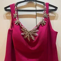 پیراهن ماکسی سنگدوزی شده ترک