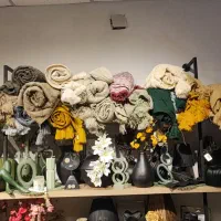 شال مبل در طرح و رنگ های مختلف نخ و بافت