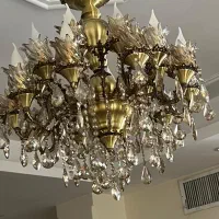 لوستر برنز ۸شاخه و۴شاخه|لوستر و چراغ آویز|تهران, شهرک فردوس (حسینی)|دیوار