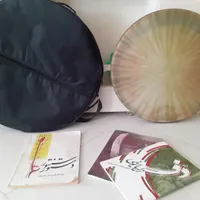 دف خدادادی تیروژ برجسته به همراه کاور و کتاب آمورش