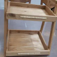 استند چوبی دوطبقه