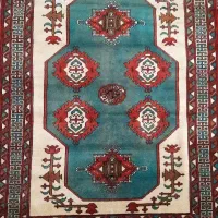 قالیچه دستبافت ریزبافت با کرک درحدنو