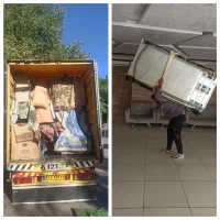 باربری تضمینی حمل اثاثیه باایسوزو مسقف کارگر متخصص