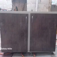 کمد زیر سینگ با در ام دی آف