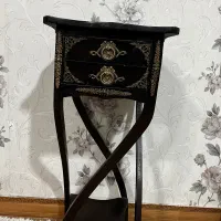 میز تلفن چوبی