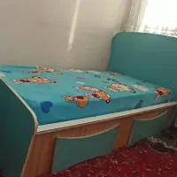 تخت تک نفره سالم|تخت و سرویس خواب|تهران, نازی‌آباد|دیوار
