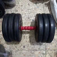 دمبل متغیر بدنسازی ۱۵ کیلویی قابل تنظیم