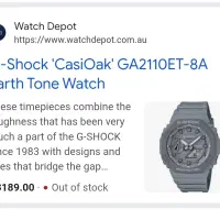 ساعت مچی کاسیو جیشاک اورجینال در حد آکبند|ساعت|تهران, شهرک کوهسار|دیوار