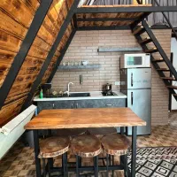 اجاره کلبه سوئیسی جکوزی روباز جنگلی روی کوه|اجارهٔ کوتاه‌مدت ویلا و باغ|شفت, |دیوار