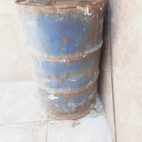 بشکه آب فلزی