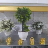 مجسمه های خوش یمن بودایی گل های مصنوعی