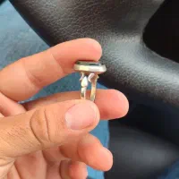 انگشتر نقره نگین یشم