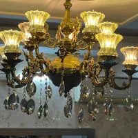 لوستر|لوستر و چراغ آویز|مشهد, کوشش|دیوار