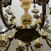 لوستر ۱۰ شاخه|لوستر و چراغ آویز|اراک, |دیوار