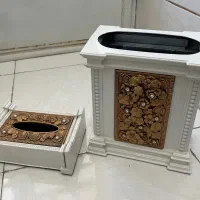 سطل زباله و جا دستمالی