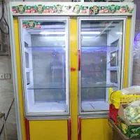 یخچال فریزر دو در مغازه
