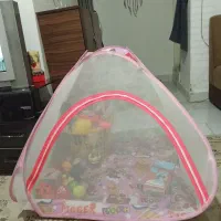 چادر بازی بچه سالم تاشو فنری با کیف حمل مخصوص|اسباب‌بازی بچه|کرج, کرج نو|دیوار
