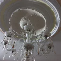 لوستر ۸شاخه ای سالم سالم|لوستر و چراغ آویز|نیشابور, گنبد سبز|دیوار