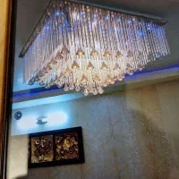 لوستر بزرگ ۸۰در ۸۰کنترل دار وقابل تغییر نور