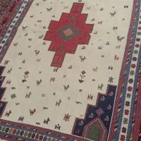 گلیم دست باف کار سیرجان طرح ایلیاتی درحدنو