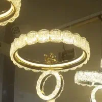 اویز کریستال سه حالت|لوستر و چراغ آویز|یزد, |دیوار