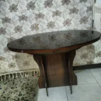 میز غذا خوری ۴ نفره باصندلی نیمکتی