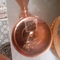 گلدان مسی مینا و فیروزه کوب اصفهان|صنایع دستی و سایر لوازم تزئینی|کرج, حیدرآباد|دیوار