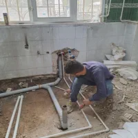 تشخیص ترکیدگی بادستگاه لوله کشی رفع نم تعمیرات