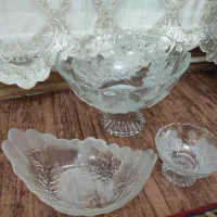 میوه خوری آجیل خوری و شکلات خوری بلور ۶۵۰۰۰۰تومان|ظروف سرو و پذیرایی|اهر, |دیوار