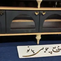 مشکی جذاب ست کنسول میزتلویزیون جاکفشی دورنگ جذاب|بوفه، ویترین، کنسول|قم, قلعه کامکار|دیوار