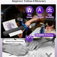 پرینتر استنسیل تتو فوممو mht500 پرایم شارژی حرارتی