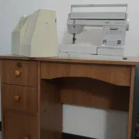 چرخ خیاطی pfaff 1129 کارکرد کم با میز مخصوص|چرخ خیاطی و ریسندگی|شیراز, شهرک گلستان شمالی|دیوار