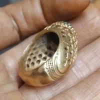 انگشتر دست‌ساز فیروزه عجمی قدیمی