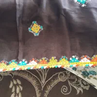 شال روسری دوخت دست سوزن دوزیدو
