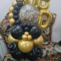 بوکت طلایی مشکی کامل سالم