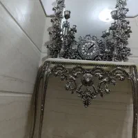 اینه شمعدان برنز لوستر آبکاری|آینه|قم, علی آباد سعدگان|دیوار