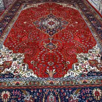 جفت شیش متری(۳×۲)نقشه کرمان قلم رنگ قرمز