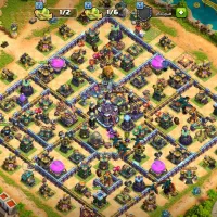 اکانت کلش تان ۱۵(فول ۱۴) مپ7 دلاری+بتل پس دارد